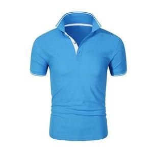 Dernière mode pour hommes pour polo fermeture à boutons manches courtes jersey de coton respirant grande taille vêtements d'été - Product Image 1