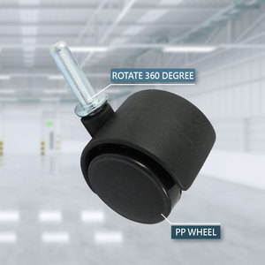 ล้อเฟอร์นิเจอร์โพรพิลีนขนาดเล็กแบบหมุนได้30มม. ทำจากวัสดุพลาสติก - Product Image 3