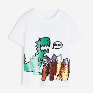 Top vente 100% coton garçons T-Shirts impression numérique de haute qualité décontracté enfants vêtements chemises prix bon marché pour tous imprimés - Product Image 1