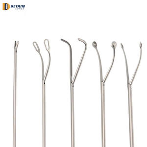 เครื่องมือผ่าตัด VATS thoracoscopic เครื่องมือผ่าตัดแบบโค้งและตรงชุดกรรไกร sutur เครื่องมือทางการแพทย์พื้นฐานของเครื่องมือผ่าตัด - Product Image 2