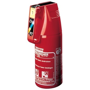 Extintor de Polvo GLORIA de 2 kg para Vehículos, Presión Permanente, Cubre Clases de Incendio A13, A89, B, C, Incluye Herramienta - Product Image 1