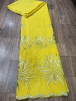 Robe en tissu voile brodé Toub soudanais - Tissé respirant de poids moyen