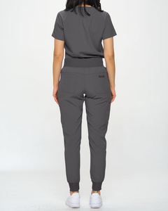 Trendy Medical Scrubs Uniforms <b>Sets</b> For Nurses <b>Doctors</b> Hospital Scrub Jogger <b>Set</b> Custom Logo Wholesale Cotton Stretch 2025 - Product Image 6