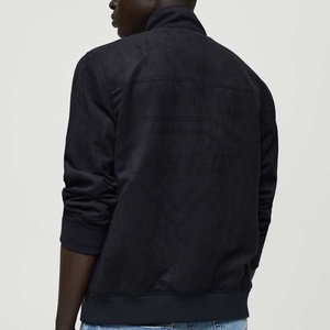 Veste en daim de chèvre de style de luxe High Street pour hommes vente flash de quantité minimale de commande personnalisée veste en cuir de daim de conception appropriée d'usine pour hommes - Product Image 3