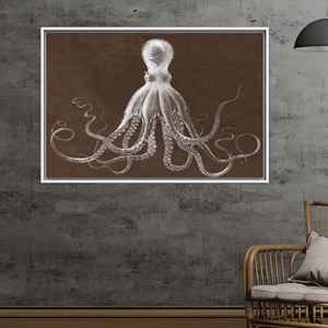 ของขวัญผ้าใบพิมพ์ลายลอร์ด บอดเนอร์:โปสเตอร์สัตว์ต่างๆ สำหรับแขวนผนังใต้น้ำ,1P:กรอบสีขาว - Product Image 1