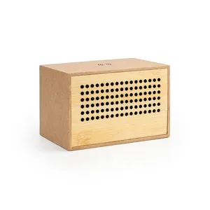 Altoparlante Wireless in Bambù Pieve, Gadget USB Promozionale Personalizzato - Product Image 1