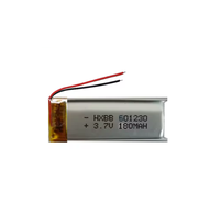 Baterai Lithium Polimer 601230 2 Kabel 601230-2 180mAh 3.7V Baterai Isi Ulang Kapasitas Tinggi untuk Speaker MP3