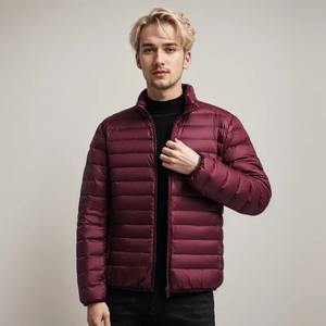 Parkas d'hiver en duvet brillant pour hommes, veste à capuche coupe-vent épaisse avec manteaux thermiques en coton de ski de montagne pour vêtements de randonnée - Product Image 4