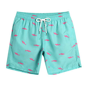 Impreso playa corto vacaciones secado rápido personalizado Fitness traje de baño ropa de playa pantalones cortos de natación suave y ligero - Product Image 4