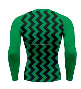 OEM personnalisé manches longues MMA logo personnalisé imprimé chemise de compression uv vierge mma rash guard sublimé bjj surf rash guards pour hommes - Product Image 6