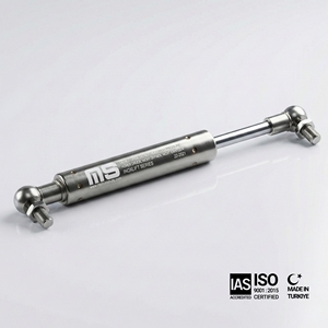Vérin à gaz en acier inoxydable AISI 316L 18mm-8mm 381mm 21.65in 50N-750N pour trappe de bateau marin Yacht MotionStruts Turquie CE - Product Image 1