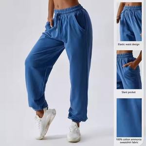 Customized <b>Women</b> Mid Waist <b>Jogger</b> <b>Pants</b> 100% Cotton Quick Dry & Windproof Flat Front Winter Sports Wear - Product Image 2