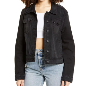 Chaqueta Vaquera Extra Grande Informal de Moda para Mujer, Chaqueta Vaquera con Capucha de Alta Calidad y Último Diseño para Mujer - Product Image 6