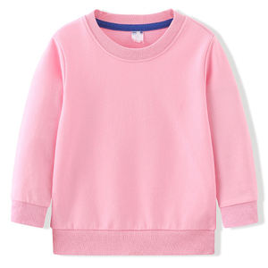 Fabricante directo de peso medio llano teñido cuello redondo niños sudadera cómoda para Niños bajo MOQ hecho en Pakistán - Product Image 3