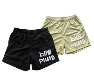 2024 nouveau été hommes plage survêtement Shorts 100% coton séchage rapide maille personnalisable taille (XS 6XL) Sublimation solide respirant - Product Image 1