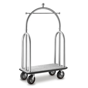 Carrello Portabagagli in Acciaio Inox 304 per Servizio Concierge in Hotel - Product Image 2