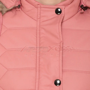 Veste bouffante en peau de mouton XL de superbe qualité pour femmes Conception personnalisée Caractéristique respirante Hiver Col montant Fourniture de tissu en gros - Product Image 5