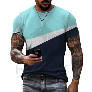 Летняя крутая дизайнерская футболка в спортивном стиле с принтом и коротким рукавом, простая дышащая мужская футболка