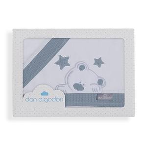 Juego de Ropa de Cama para Cuna Modelo VIGGO de 3 Piezas, 100% Algodón, Sábana para Bebé con Técnica de Tejido y Patrón de Personajes - Product Image 1