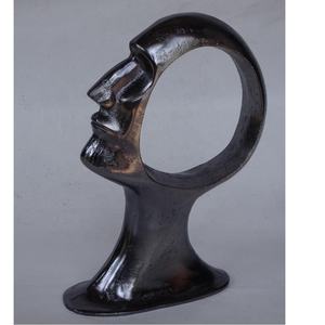 Sculpture de stature d'animal dans la porte Sculpture Metal Crafts Home Decor Table Top Decoration Modern Home Decor - Product Image 3