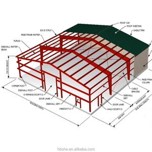 <span class=keywords><strong>Officina</strong></span> Prefabbricata in Struttura d'Acciaio, Edificio Industriale, Magazzino Prefabbricato - Product Image 2