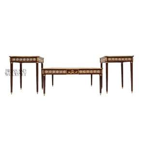 Juego de Mesa Clásico de Madera de Lujo con Detalles Incrustados - Product Image 2