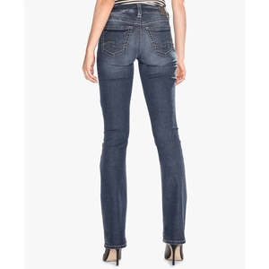 Jeans Bootcut Slim Blu Scuro da Donna Silver Jeans Co, Taglia 27x31, Denim Elasticizzato Lavabile e Traspirante, Vestibilità Skinny - Product Image 2