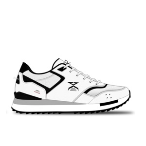 Chaussures de sport personnalisables pour hommes et femmes, chaussures décontractées, élégantes, respirantes, en maille Fly-knit, dessus en PU - Product Image 1