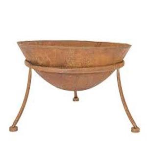 Rustic Iron <b>Metal</b> Square Fire Pit Stand Outdoor Garden Accessories Fireplaces BBQ Firewood Burning Equipment Patio QAMAR - Product Image 5