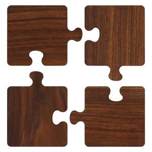 Prix de gros sur le dessus de table en bois de fantaisie dessous de verre de thé pour les tapis et les protections de table de ménage - Product Image 2