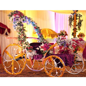 รถลากสำหรับตกแต่งกลางแจ้งสำหรับถ่ายภาพงานแต่งงาน Desi รถลากทางเข้างานแต่งงานอินเดีย - Product Image 3