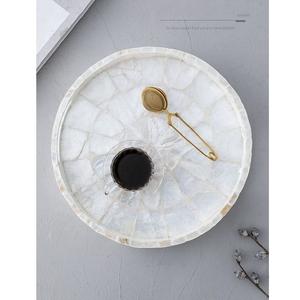 ถาดเสิร์ฟหอยมุกแม่สุดหรูถาดชาคาร์ปีทรงสี่เหลี่ยมผืนผ้าไม้เอ็มดีเอฟคุณภาพสูงปรับขนาดได้ตามต้องการ - Product Image 5