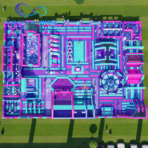 CE chứng nhận cocerical tùy chỉnh <span class=keywords><strong>Inflatable</strong></span> vui chơi giải trí công viên sân chơi bơm hơi obsatcle trampolines <span class=keywords><strong>Inflatable</strong></span> công viên chủ đề - Product Image 6