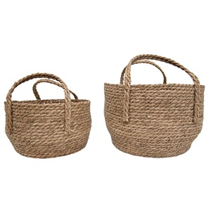 Lina Natural <b>Woven</b> <b>Baskets</b> set of 2 - Product Image 4