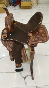 อานม้าม้าที่สมดุลสำหรับการฝึกซ้อมและการขี่ทางที่ออกแบบมาสำหรับทุกเพศด้วยการออกแบบที่นั่งนุ่มและแผ่นกว้าง - Product Image 2