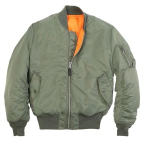 Blouson Bomber Homme Qualité Supérieure Vente en Gros Couleur Unie Toile Col Montant Design Tendance Urbain Hiver Service OEM - Product Image 3