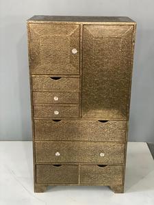 Taquillas independientes de suelo a techo grandes personalizadas de fábrica moderna Gabinete de grano de madera de 4 cajones Personalización de color Muebles para el hogar - Product Image 2