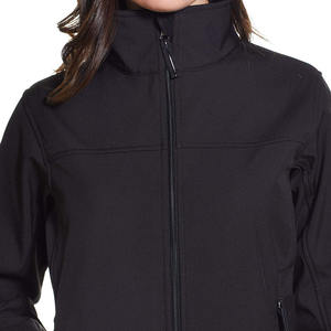 Chaqueta de invierno de concha suave para mujer de primera calidad, transpirable, impermeable, ligero, cálido, informal, abrigo de viaje con cuello con capucha a prueba de viento - Product Image 5