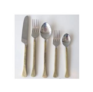 Cubiertos de Metal plateado, juego de cuchillos y tenedores de alto pulido, hechos a mano, cucharas personalizadas, palillos para café y hoteles, mesa usada - Product Image 1