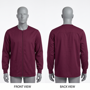 Blouson de travail unisexe haut de gamme en toile 240g, bleu marine gaufré, style hiver, à capuche, respirant, imperméable, OEM ODM - Product Image 6