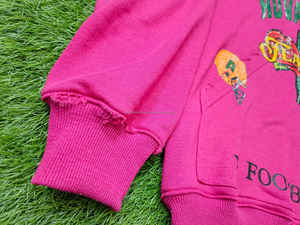 เสื้อกันหนาวมีฮู้ดของผู้ชายแบบวินเทจฟอกสีกรดจีเอสเอ็มเสื้อสเวตเตอร์พิมพ์โลโก้ตามสั่ง - Product Image 3