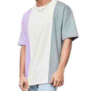 T-shirt à épaules tombantes pour hommes, vente chaude, vêtements décontractés, nouveau design, tailles adultes, respirant, prix de gros, t-shirt à épaules tombantes pour hommes - Product Image 6