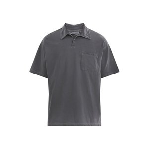 Summer New Men's Short-<b>Sleeve</b> <b>Polo</b> <b>Shirts</b> Solid Color Work Clothes Cotton T-<b>Shirt</b> Casual Lapel Pullover Clothing Tops Blue <b>White</b> - Product Image 1