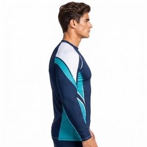 T-shirt de compression à manches longues pour homme, vêtement de sport, entraînement, fitness, course à pied, cyclisme, surf, gym, activité physique - Product Image 6