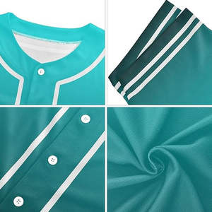 100% Polyester Stylish New Design OEM Baseball Jersey for Men Youth Unisex SportswearBaseball <b>Shirts</b> OEM Service Design Striped - Product Image 6