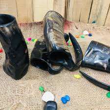 engraved horn drinking mug for personalized <b>gifts</b> authentic horn <b>beer</b> mug for themed parties natural horn drinking mug for club - Product Image 2