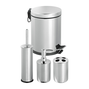 Ensemble de salle de bain 4 pièces à motif de bleuet - Product Image 2