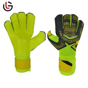 ถุงมือผู้รักษาประตู GLOBAL LEATHER รุ่นใหม่ สำหรับมืออาชีพ ป้องกันนิ้วมือ สำหรับผู้ใหญ่และเด็ก หนังแท้ อเนกประสงค์ ยางลาเท็กซ์หนา ผิวเรียบ สำหรับฟุตบอล - Product Image 1