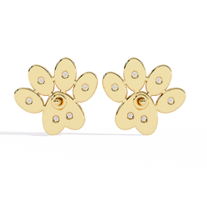 Boucles d'oreilles en or 18 carats avec diamants de laboratoire pour femmes, taille brillant, pour fiançailles et mariage, bijoux fins, certifiées IGI, luxe premium - Product Image 2