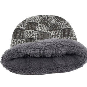 Unisex Customizable Solid Color Cotton/Wool <b>Beanie</b> <b>Hats</b> High Quality Quick Dry Breathable Reasonably Priced for Men and <b>Women</b> - Product Image 3